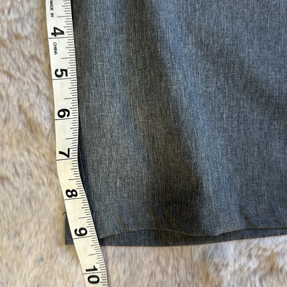 Club Class | Gray Flat Front Shorts - Picture 4 of 8